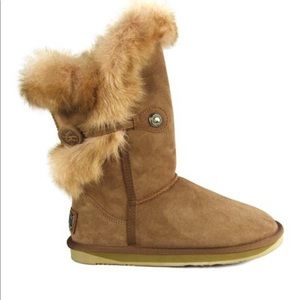 Australia Luxe Collective Chestnut Nordic Tuscany Short Sheepskin Leather Boot 8